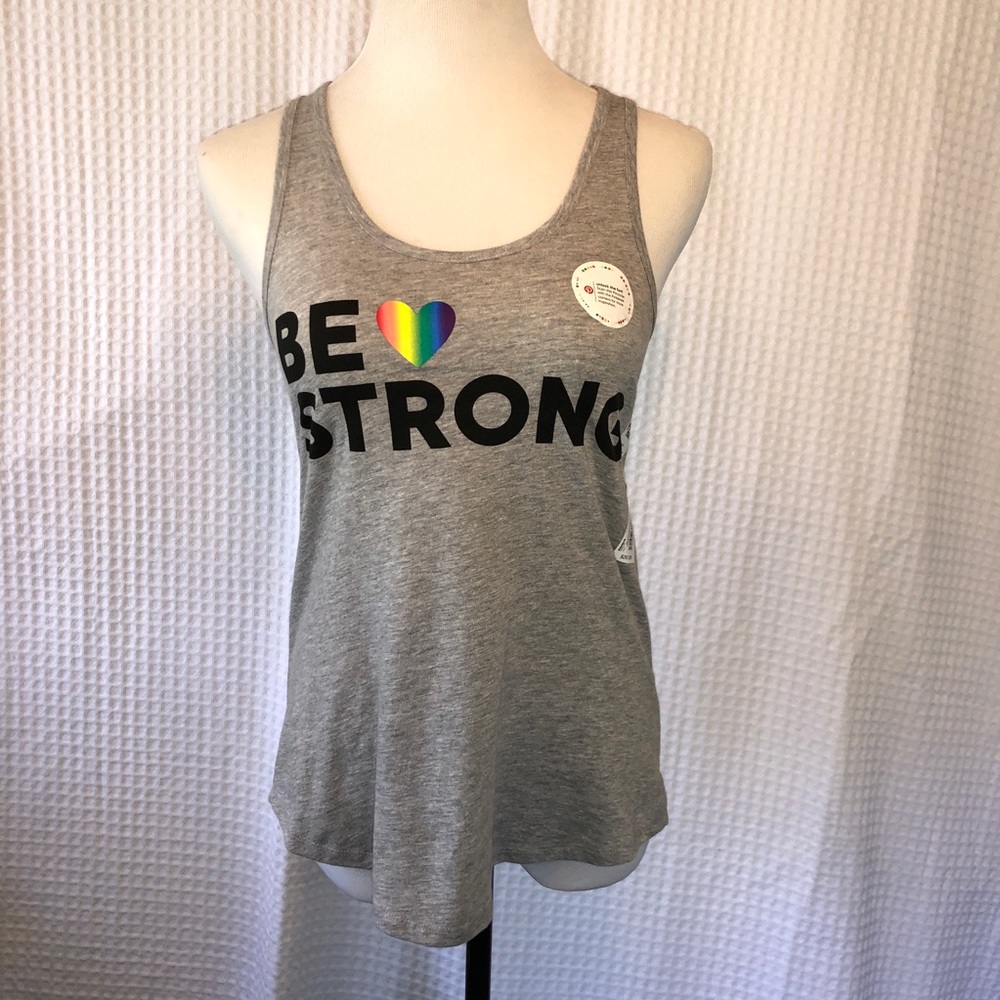 *3/$20* New Be Strong Tank Top Rainbow Pride XS